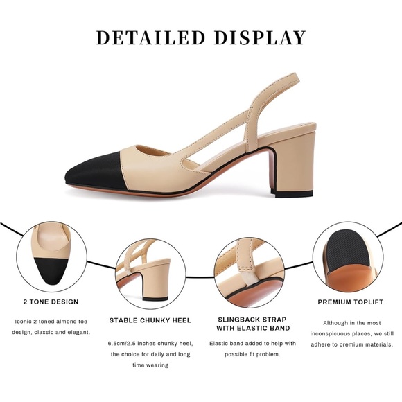 NEW Colorblock Pumps size 8.5 - Picture 2 of 8